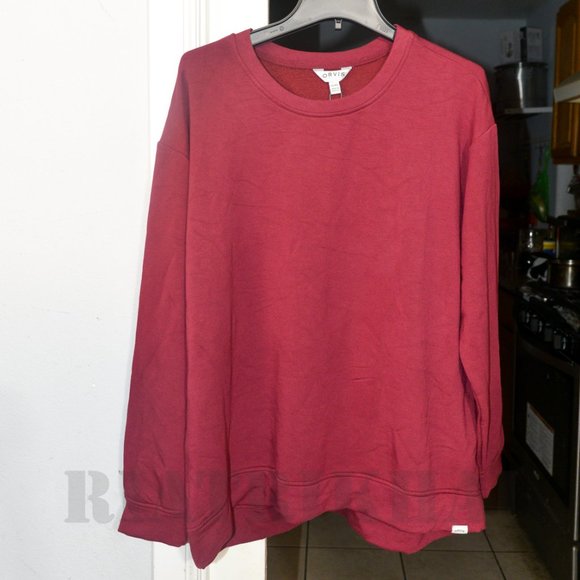 Orvis ladies‎ cozy top in red - Picture 2 of 4